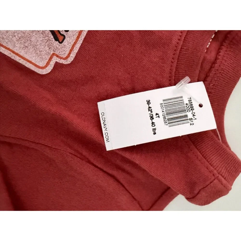 Old Navy 4t red tee